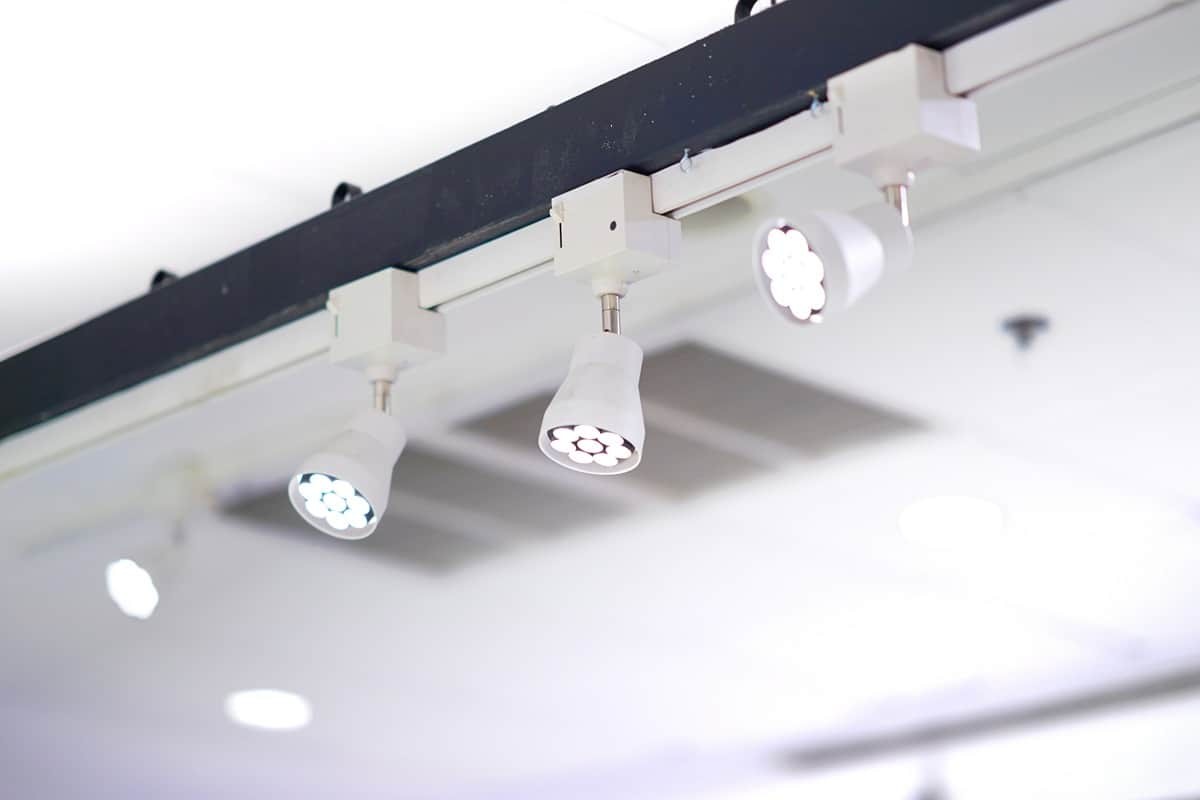 Image of accent lighting highlighting wall art